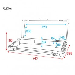 Showtec D7408 Case for ColorCue 4